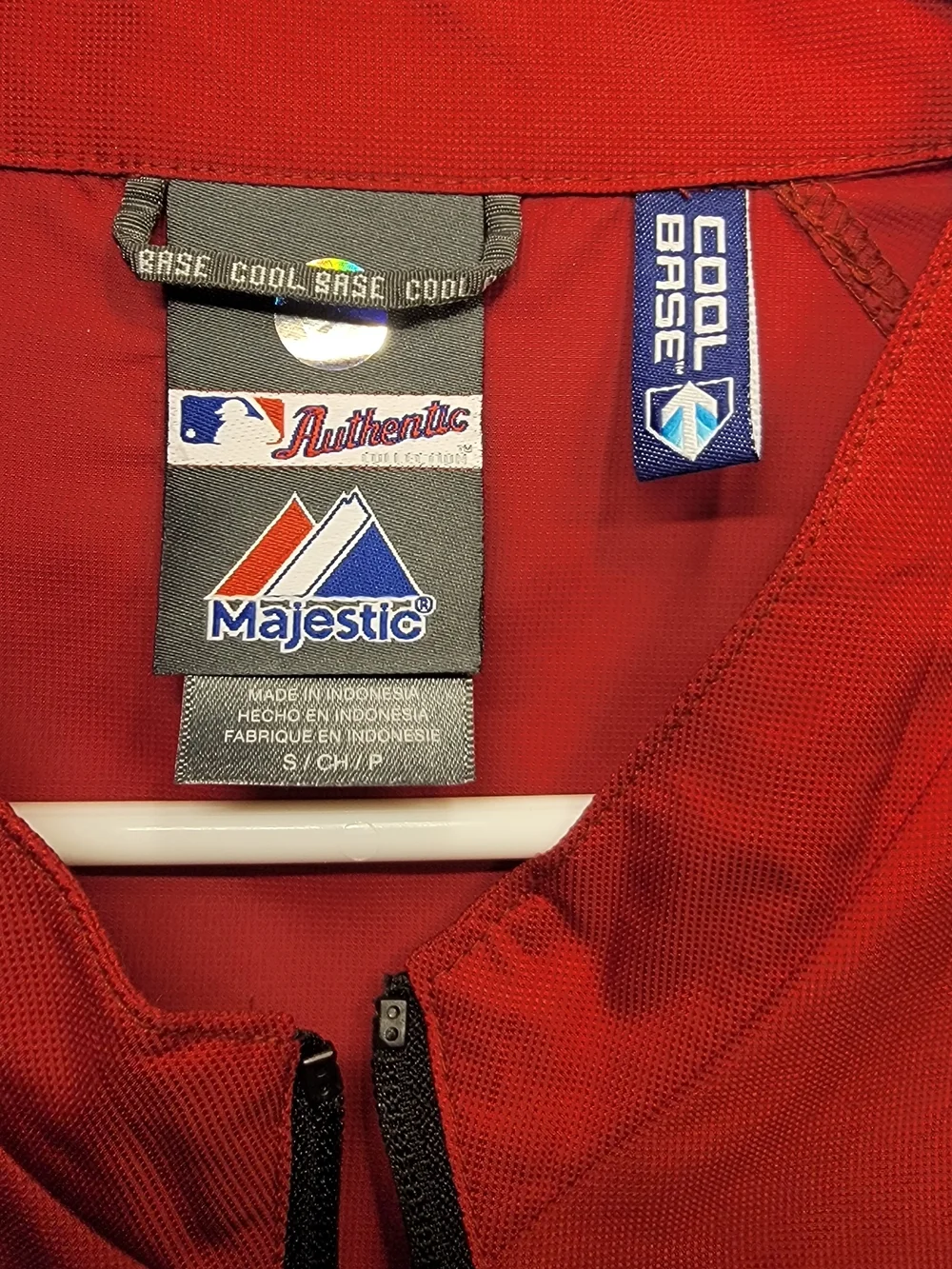 Arizona D-backs Pullover Windbreaker Jacket - Red & Black